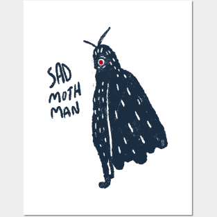 Sad mothman Posters and Art